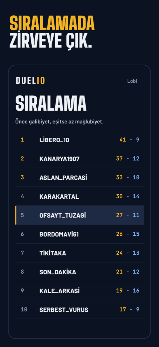 Sıralama